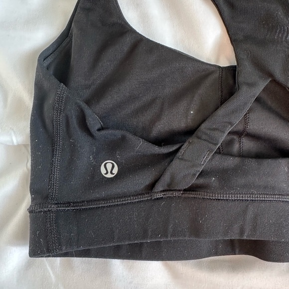 Lululemon Black Sports Bra Sz 6 - Picture 3 of 4